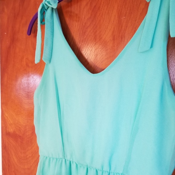 Nordstrom Dee Elle Mint Green Summer Dress - Picture 4 of 8